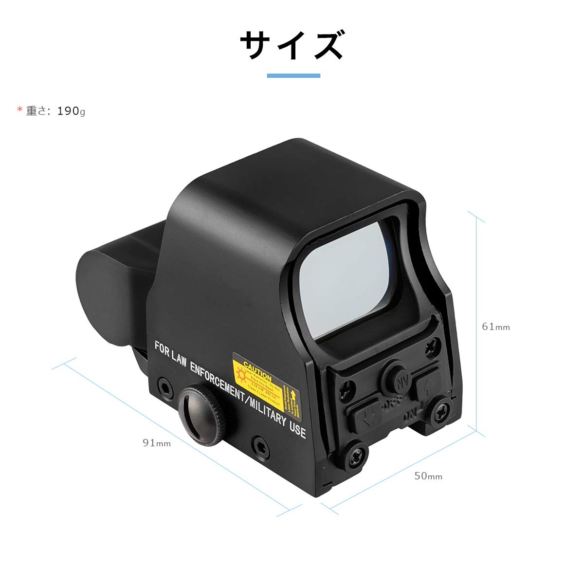 Amazon | Scoking ホロサイト ドットサイト 553 HWSタイプ リ