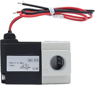 Aluminium Alloy 3 Way Air Solenoid Valve, Convenience Air Vacuum Aluminium Alloy Pneumatic Solenoid Valve for 0‑0.7MPa Work for Electronic Boost Control(DC 12V)