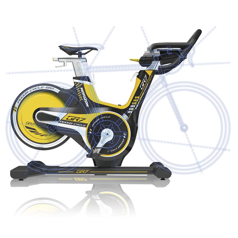 Horizon Fitness GR7 - Indoor Spin Bike (Console Opzionale) - 134 x 56.20 x 105.80 cm