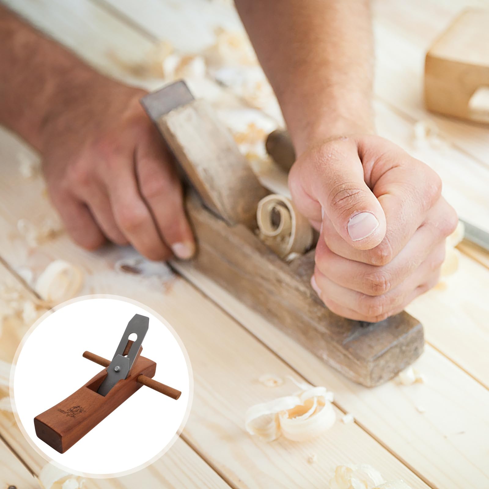 Lurrose Pialla Mano Utensile Falegnameria in Legno e Metallo Levigatore per Lavorazione Efficiente e Superficie Liscia per Carpentieri