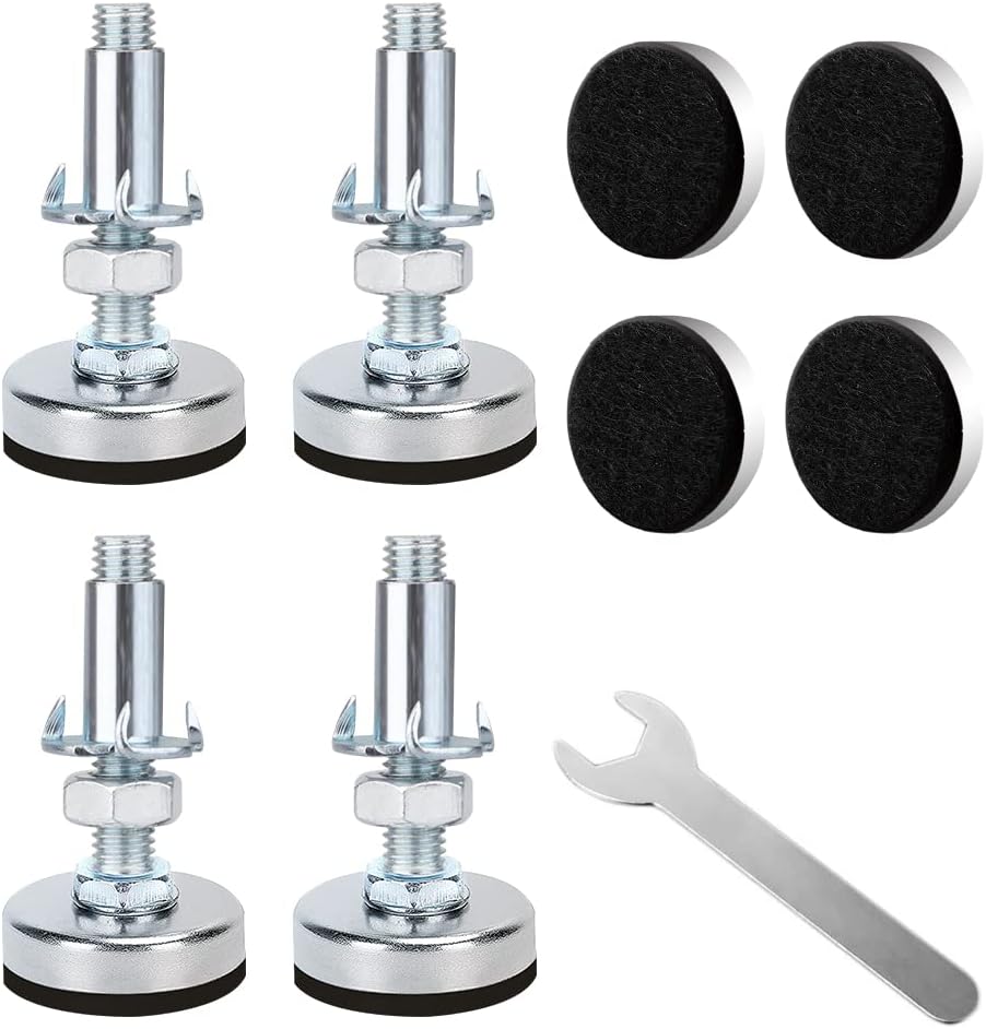 4 Sets Leveling Feet, Tahikem Furniture Levelers