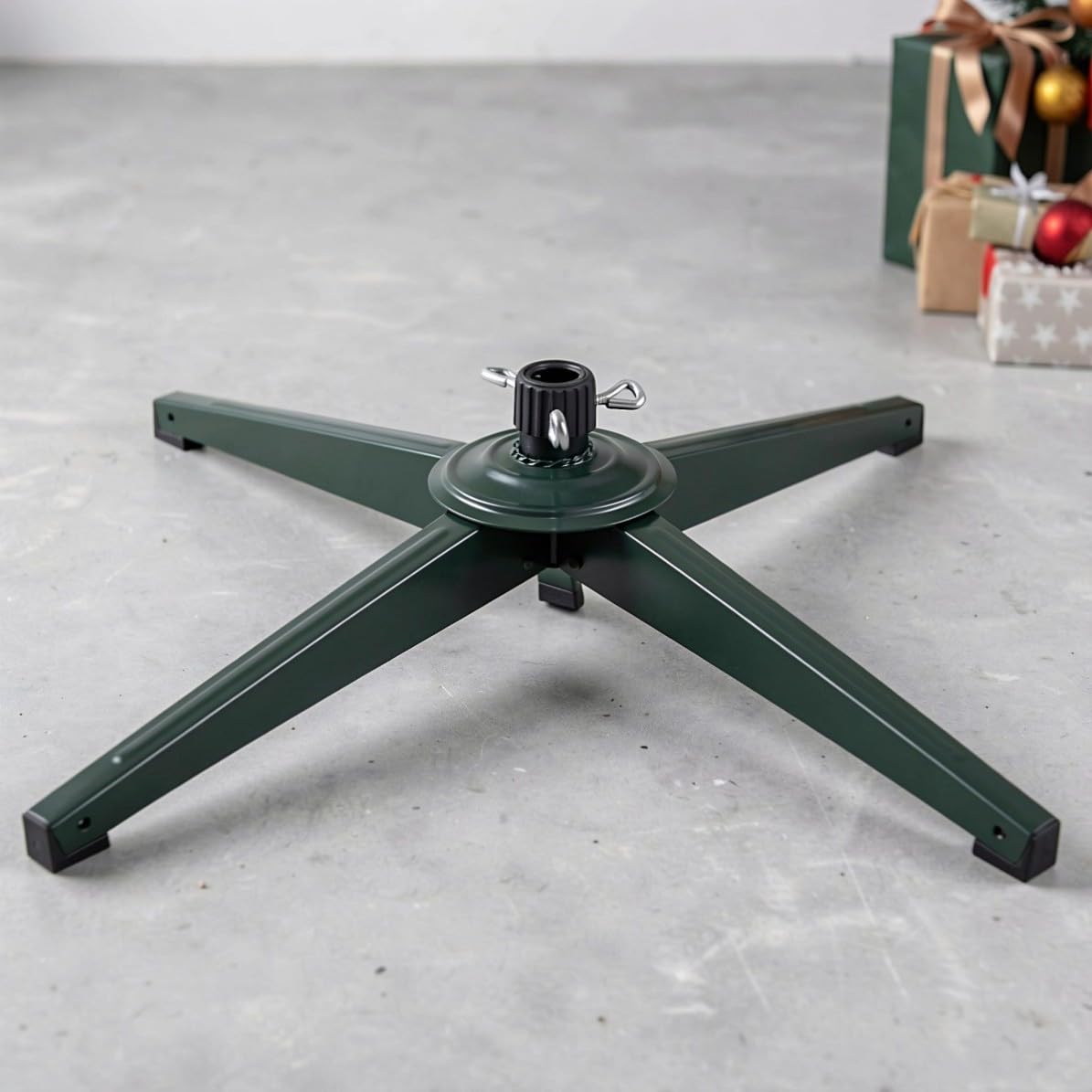 Soporte Metálico Plegable para Árbol de Navidad de Hierro, 1.26