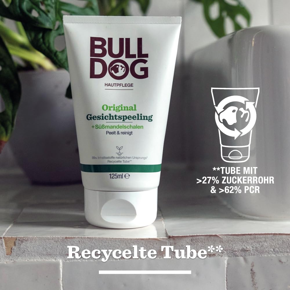Bulldog Oryginalny peeling męski, 1 opakowanie (1 x 125 ml)