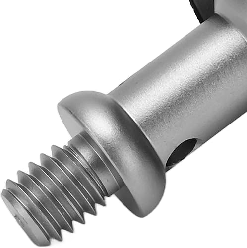 Miniatura 7 de Acouto Pies de goma Spike 3/8 pulgadas trípode almohadilla de goma de acero inoxidable antideslizante 1.969 in diámetro cámara trípode pie reemplazo