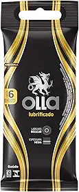 Olla Preservativo Camisinha Lubrificado - 6 Unidades 6Un Pacote De 6