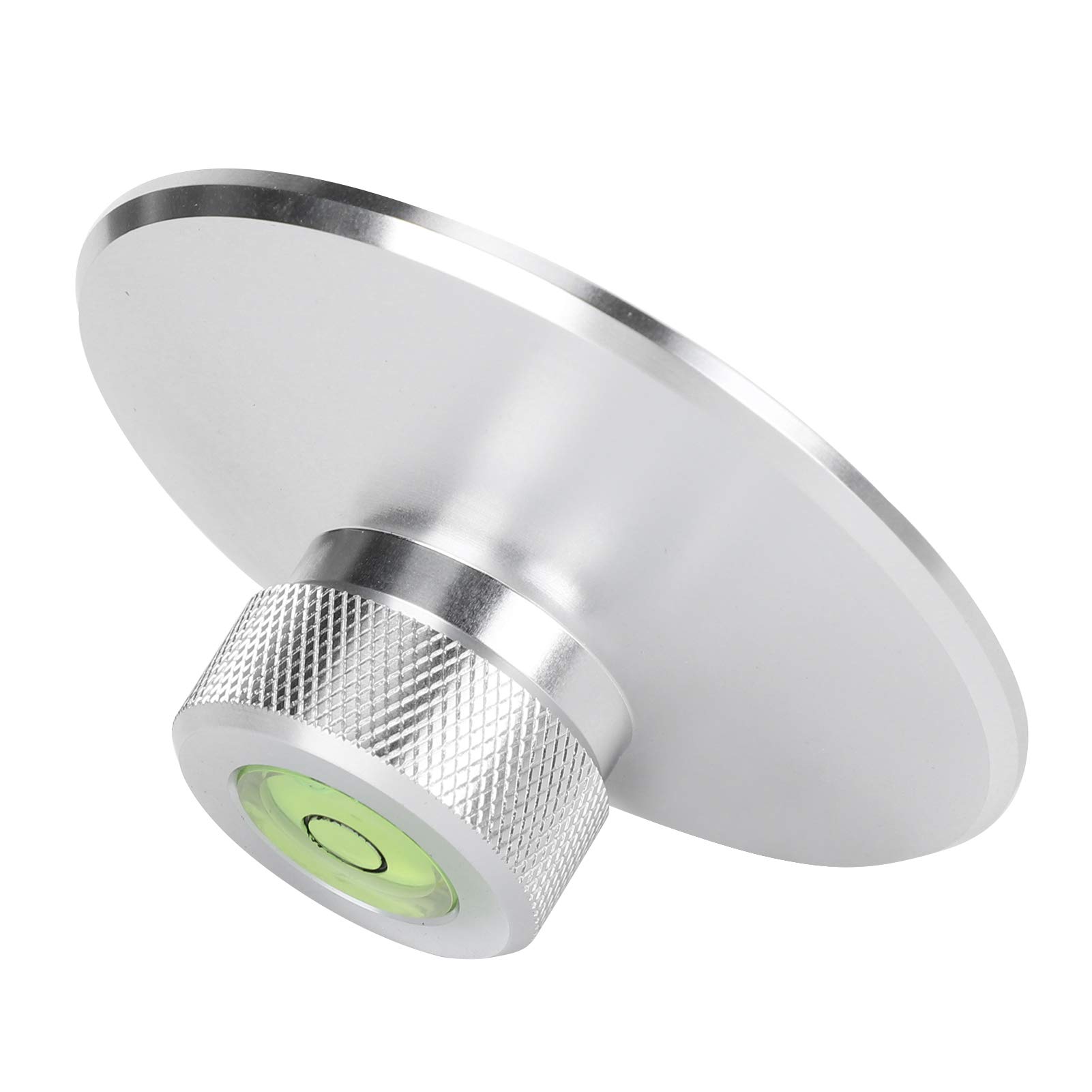 Stabilizzatore di Registrazione Stabilizzatore di Registrazione Lega di Alluminio Lp110S Stabilizzatore di Peso in Lega di Alluminio per Lettore LP Morsetto per Disco Giradischi (Argento)
