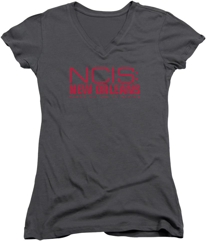 Trevco NCIS-New Orleans-Logo - Junior Tee - Charcoal, Medium
