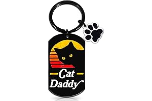 Cat Dad Keychain: The Purr-fect Gift for Cat-Loving Dads