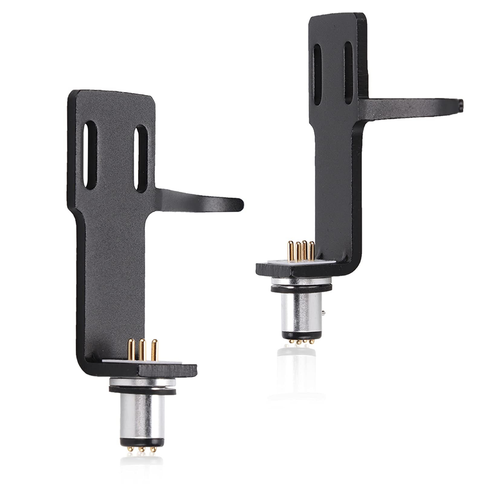 Porte-Cellule pour Lecteur Phono de Haute qualité, Connexion Facile avec 4 Câbles et 2 Paires de Vis, pour Cellules Phono Haut de Gamme, pour Platines Vinyles à