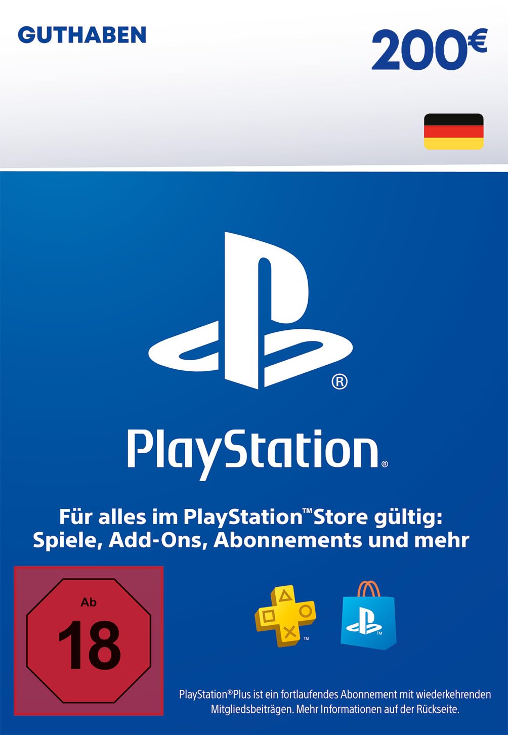 200€ PlayStation Store Guthaben | PSN Deutsches Konto [Code per Email]