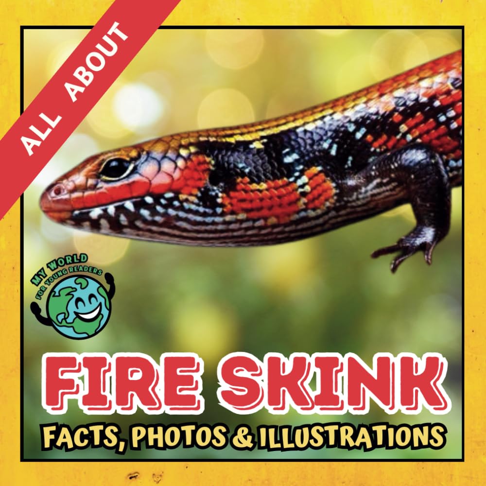All about Fire Skink | Facts, Photos and Illustrations: A Picture Book for Kids and Toddlers | Screen-Free Infotainment (MY WORLD for YOUNG READERS)