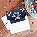2024 Happy New Year Greeting Cards – Winter Snowy Blue Christmas Eve, Xmas, New Year, Holidays, Greetings, Invitations, Thank You, Announcements – 25 per Pack – Envelopes Included (4.5
