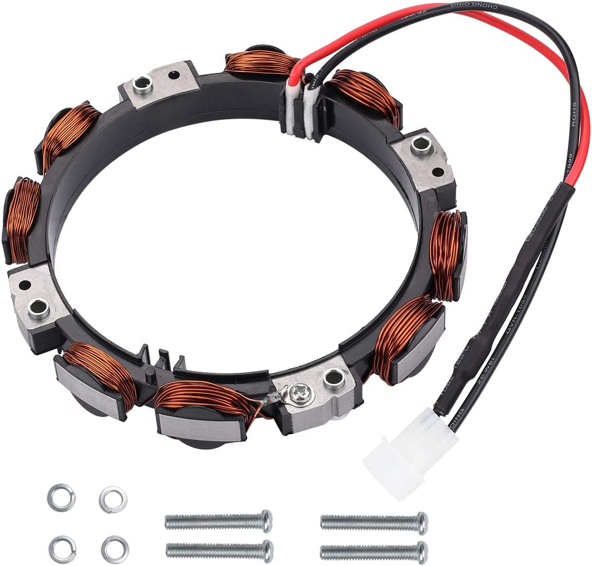Hipa 592831 Alternator Dual Circuit with 845907 Regulator for BS 394890 393374 691185 797375 797182 and 696459 691063 393800 391735 393474 390185 390671 390693 391222 391520 Lawn Mower Tractor