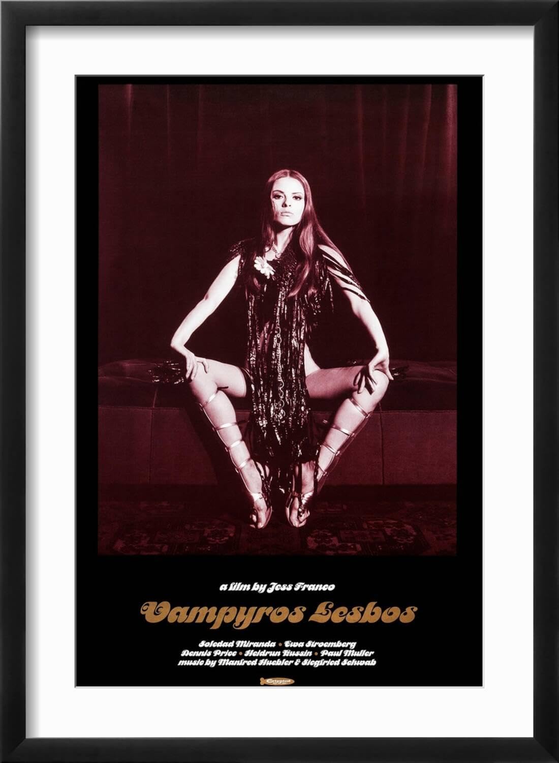 Amazon.com: ART.COM Wall Art Print Vampyros Lesbos on Black Frame