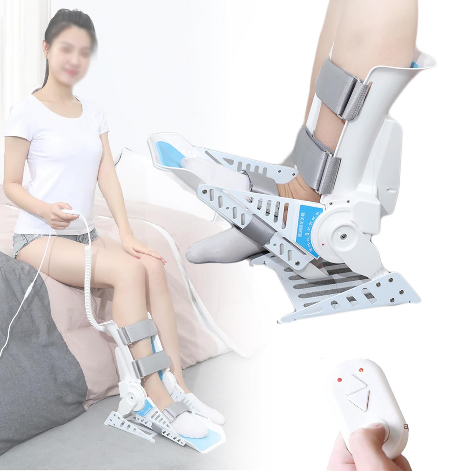 Amazon.co.jp: 電動足首トレーナー、リモコン付き足首リハビリ