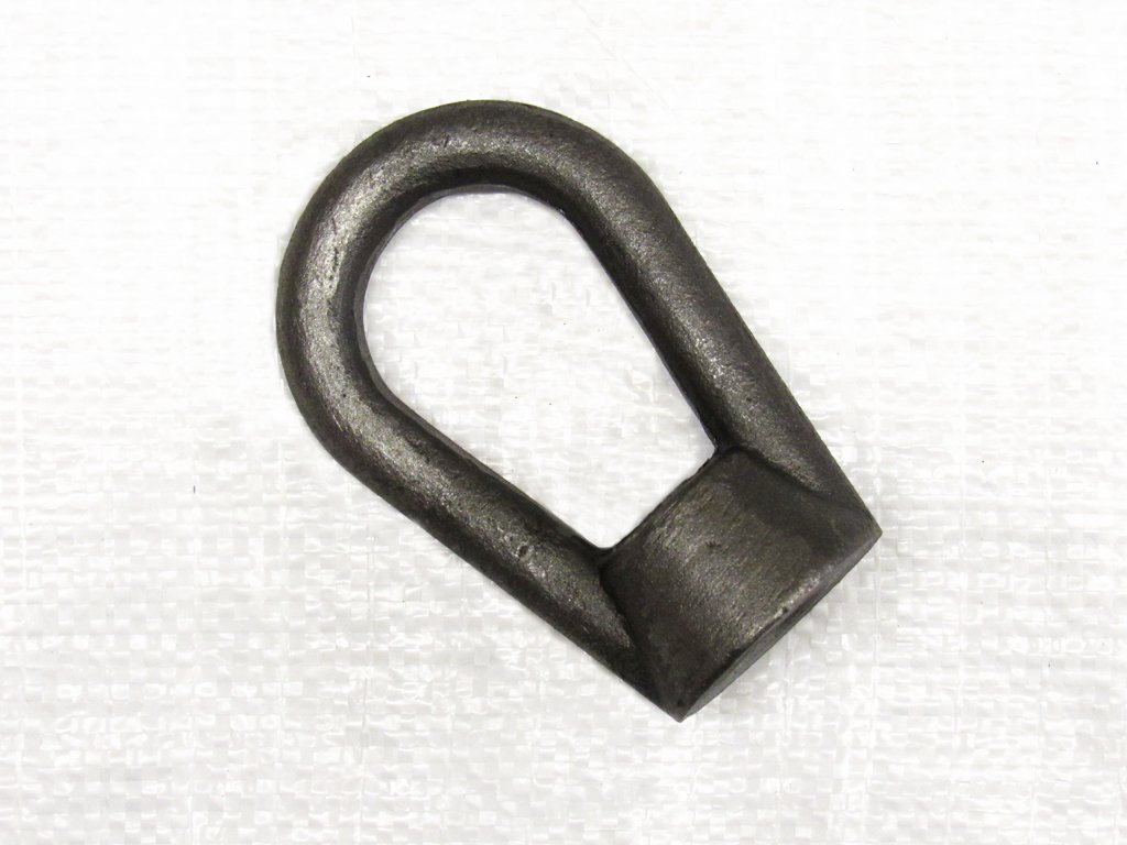 M30 3.65 Ton Self Colour Bow Nut - 30MM Drop Forged Eye Nut Lifting Bownut 3650KG