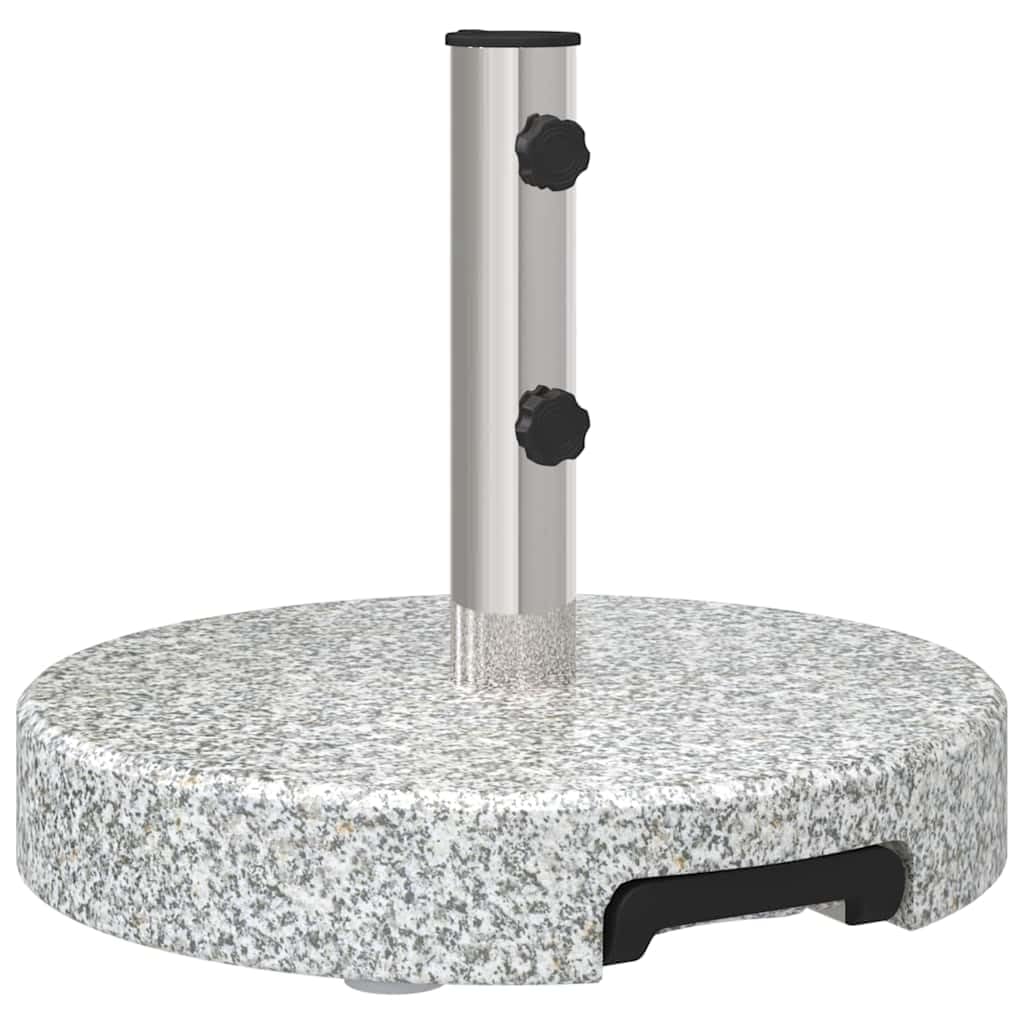 vidaXL Pied de parasol gris Ø 45 x 37,5 cm granit