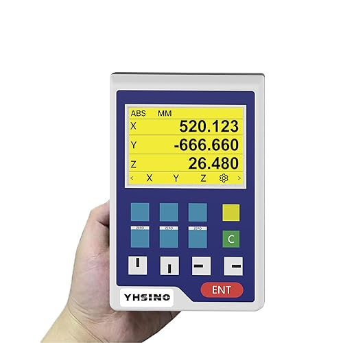 DRO - Pantalla LCD digital de lectura para fresadora CNC, mini herramienta de torno (pantalla DRO)