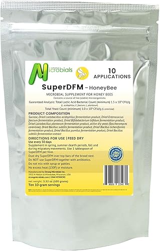 HoneyBee, Suplemento probiótico para abejas, 10 aplicaciones