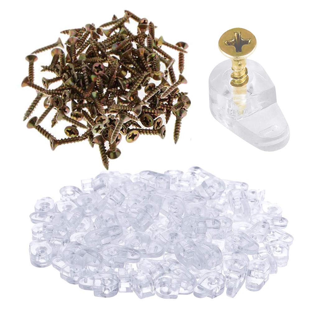 8 Pezzi Morsetto Di Vetro Lega Di Zinco, Bagno Vetro Clip, Clip - Foto 9