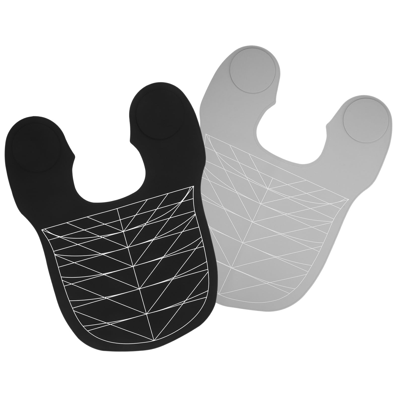 Zerodeko 2 Pezzi Mantellina da Parrucchiere in Silicone