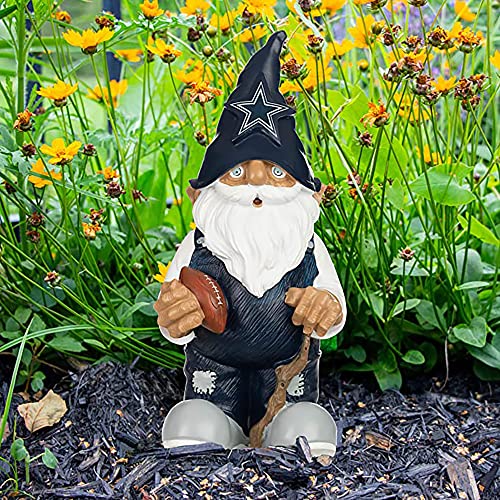 Image of NFL Resin 11.5 inch Team Logo Outdoor Garden Statue Gnome