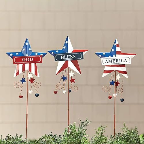 Miniatura 2 de Estacas metálicas God Bless America de Holiday PeakTM