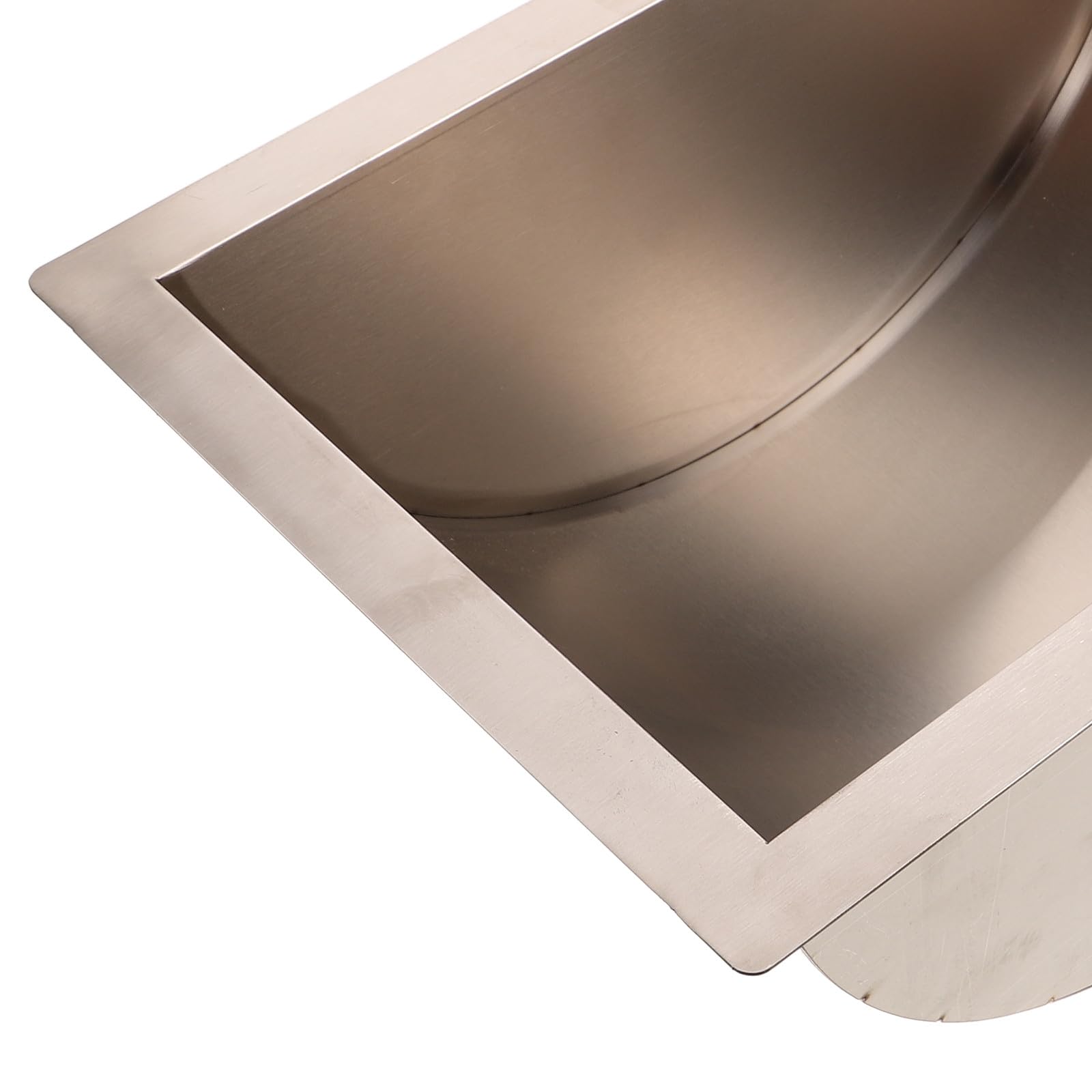 Abaodam Bandeja Organizadora de Dinero Diseño Ergonómico para Caja Registradora y Uso Versátil de Acero Inoxidable Adecuado para Ventanillas de Hospital y