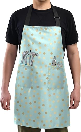 Miniatura 6 de RPLIFE Space Characters with Stars Mans - Delantal de cocina, delantales para mujer, delantal de cocina resistente al agua, delantal de cocina para