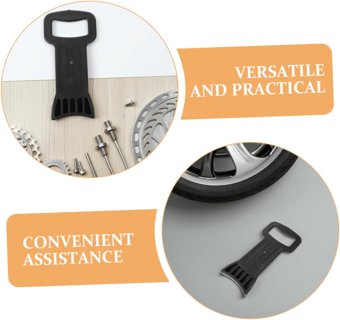 2pcs Tire Bead Rim Clamp Portable Tire Changing Tool for Efficient Automotive Motorcycle Tyre Installation Safety Efficiency Secure Operation for Hassle Mounting