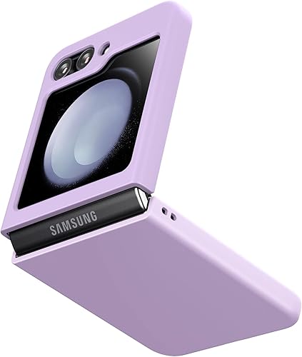Funda para Samsung Galaxy Z Flip 5 (2023) Funda delgada y dura mate para Galaxy Z Flip5 - Lila