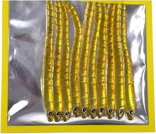 10Pcs/lot Soft Lure Imitation Earthworms Soft Colored Worms and Earthworms 1.7G/9Cm Artificial Wobbler Rubber Bionic