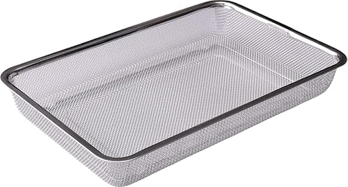Ernest A-77523 Tsubame Sanjo Colador, forma profunda, forma cuadrada, tamaño 11, acero inoxidable 18-8, escurridor frío, afilado de arroz, repelente