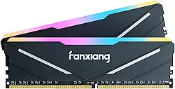 fanxiang RGB DDR4 RAM 32 GB (2 x 16 GB) 3600 MHz CL18 V1.35, memória de overclocking de computador de jogos, compatível com Intel XMP 2.0 e AMD - Preto