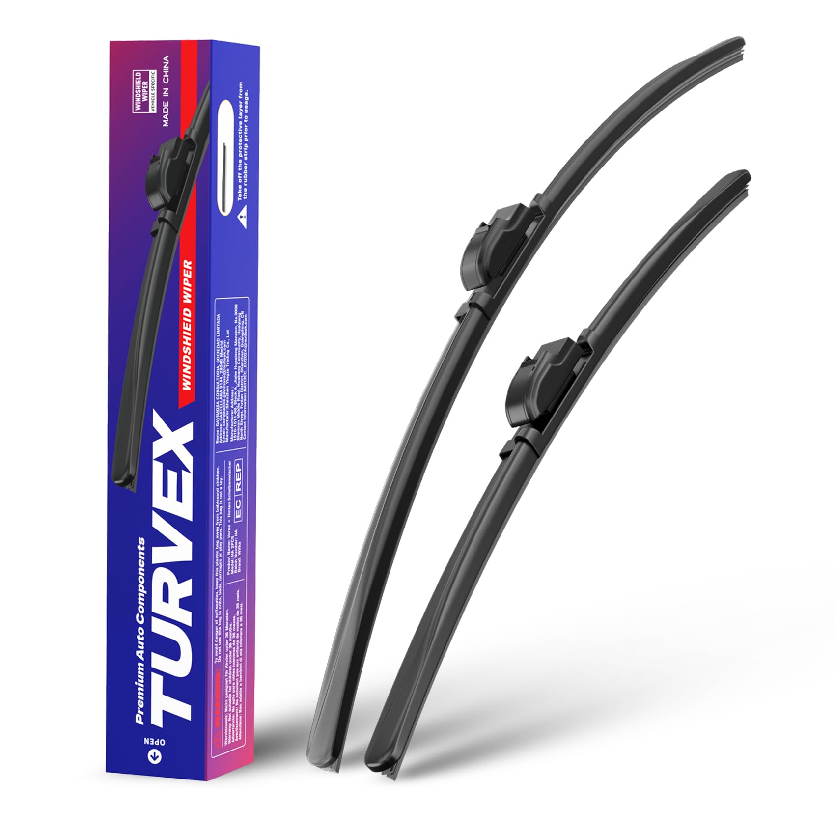 Wiper Blades for Kia CEED MK3 Hatchback Apr 2012 to Apr 2019, Complete Front Window Wiper and Rear Wiper Set, 26" 14" 12" Windscreen Wipers Blade Set - Quiet & Easy Installation (2+1) — view 11
