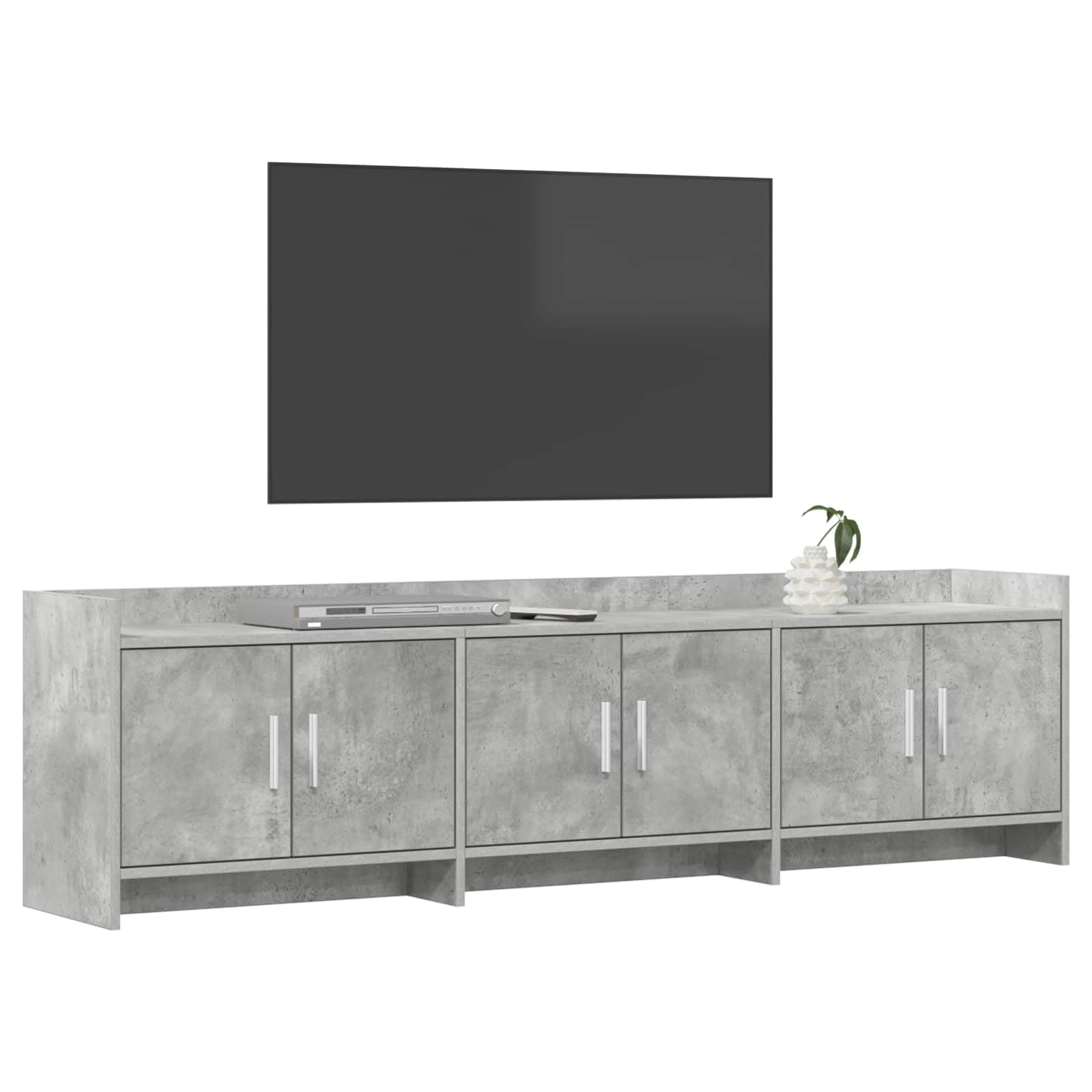 Szafka telewizyjna 168 x 33 x 47 cm Szary Beton