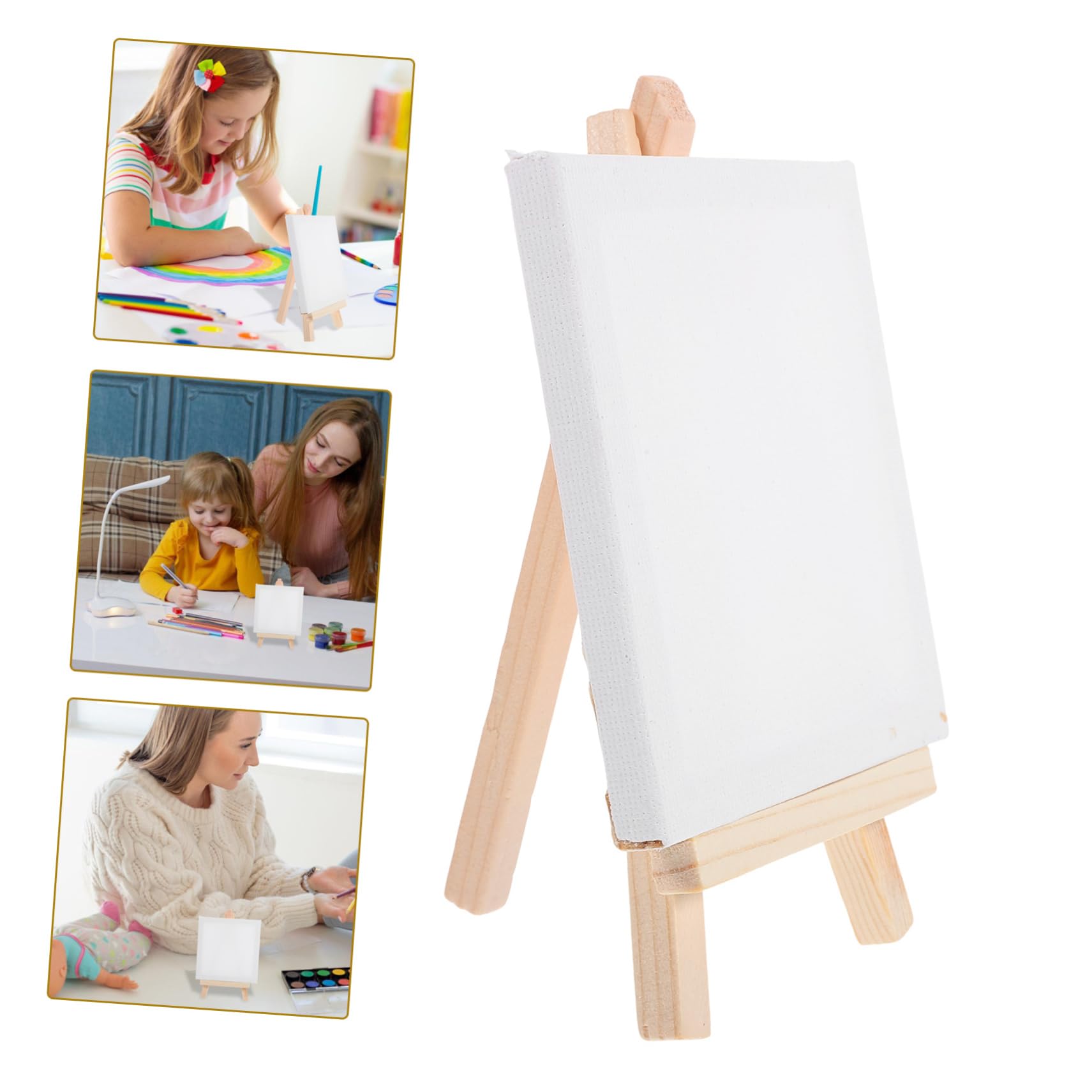 TEHAUX 24piezas Caballete Pequeño Decorativo Para Pintura De Soporte Para Manualidades y Casa y Oficina