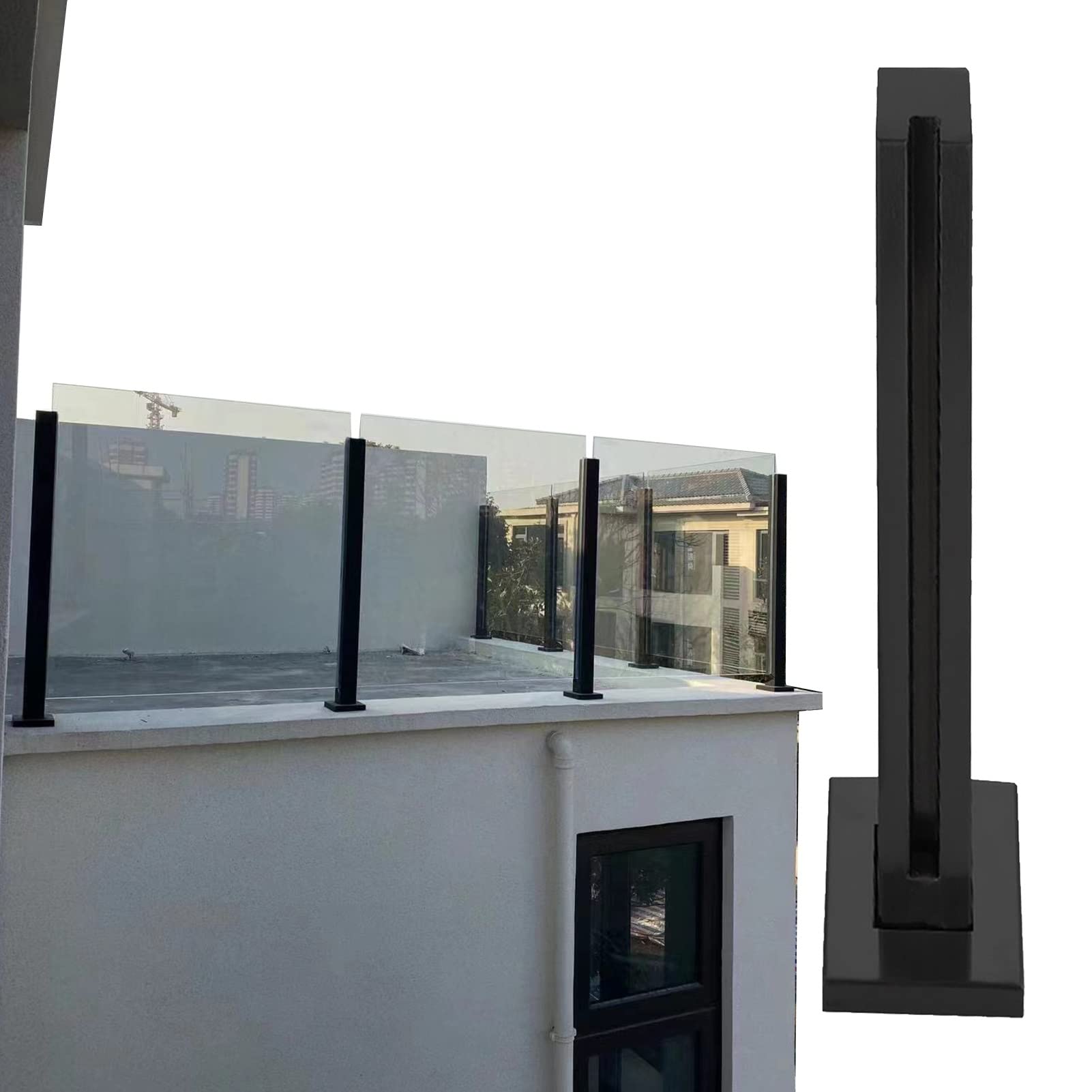 Garde-corps en verre pour sécuriser un balcon sans occulter la vue extérieure