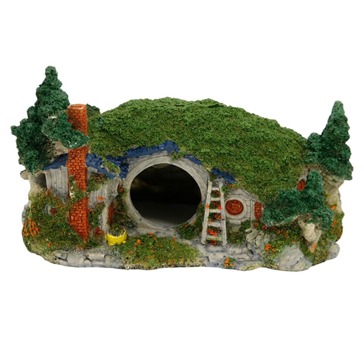Toddmomy Decorazione per Acquario in Resina Simulata per Acquario d Acqua e Rifugio per Pesci Decorazione per Paesaggio per Rettili e Mini