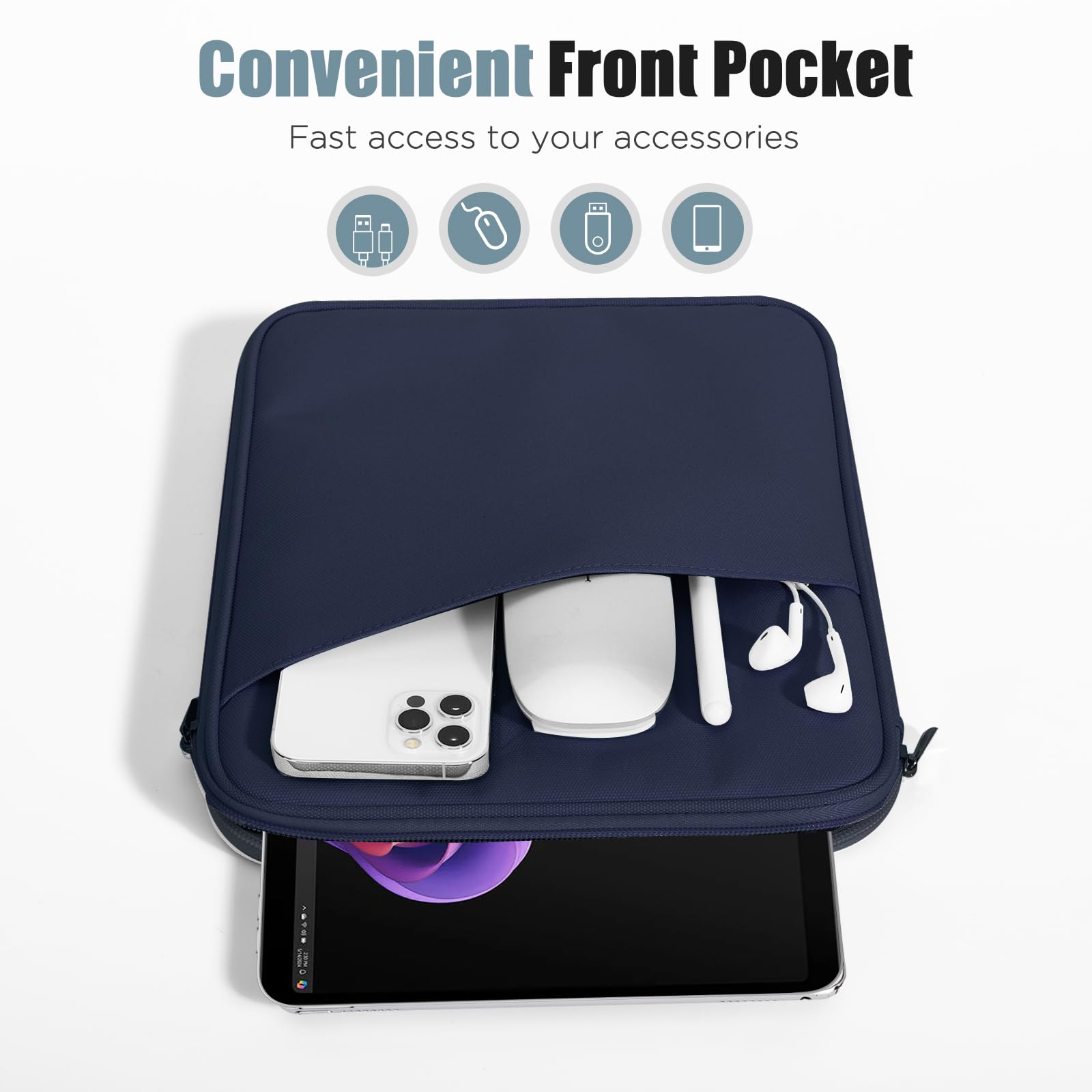 TiOVO Housse de Protection pour Tablette 9-11 Copatible avec iPad