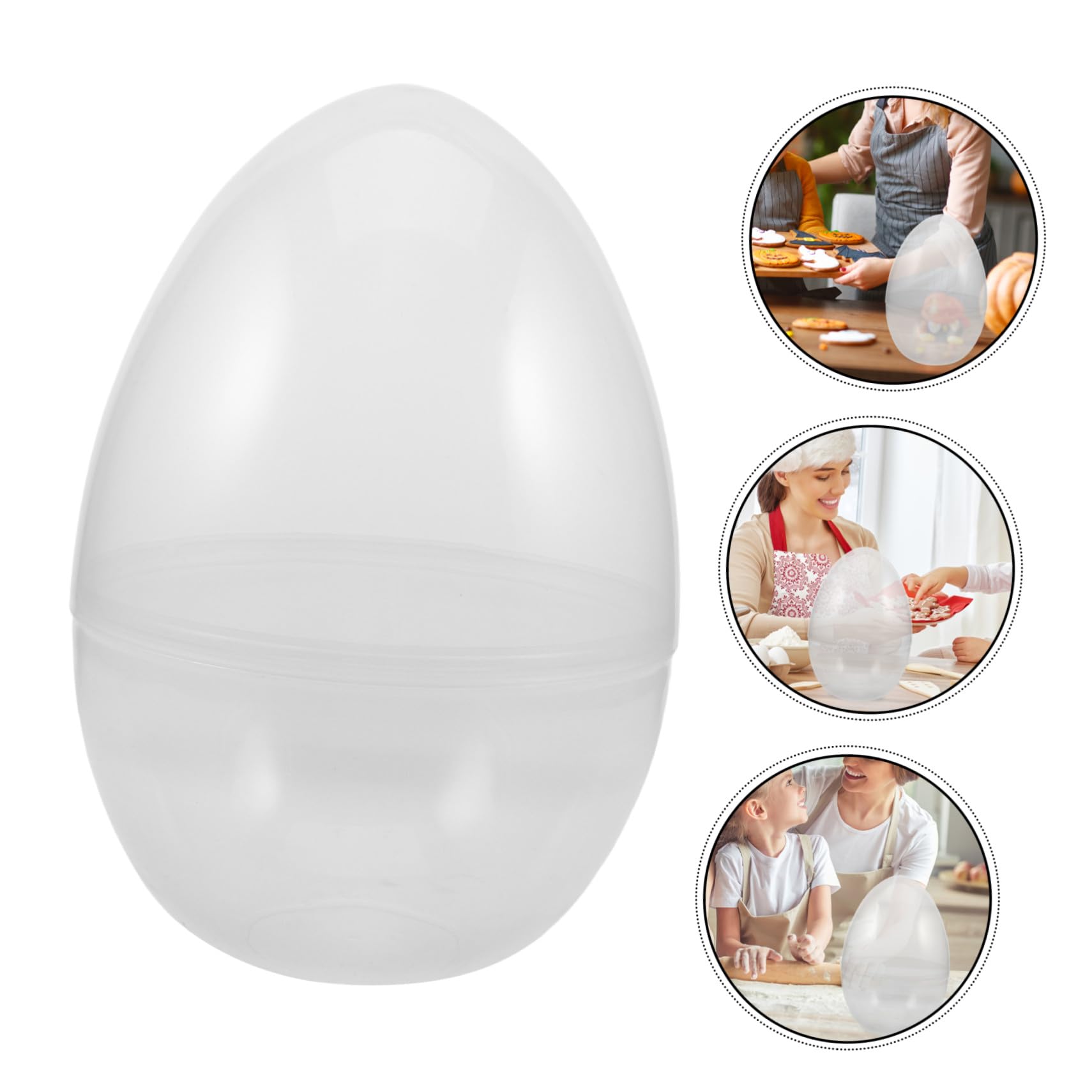 VOSAREA Uovo di Pasqua in Riempibile Capsula Gigante Vuota per Bomboniere Tema Pasquale Confezione Regalo Fai da Te Premio in Classe Scatola per Imballaggio