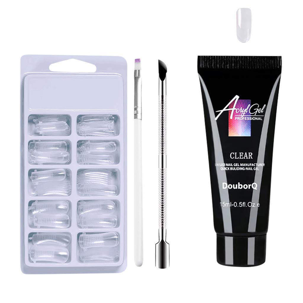 WEI MOLO@ Nail Kit,Quick Extension Nail Art Equipment,Nails Extension for Nail Building Extension Salon Tool Set