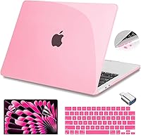 Vista 8 de Teryeefi Funda compatible con M3 MacBook Air de 15 pulgadas 2023 2024 versión A3114/A2941, carcasa rígida de plástico con cubierta de teclado