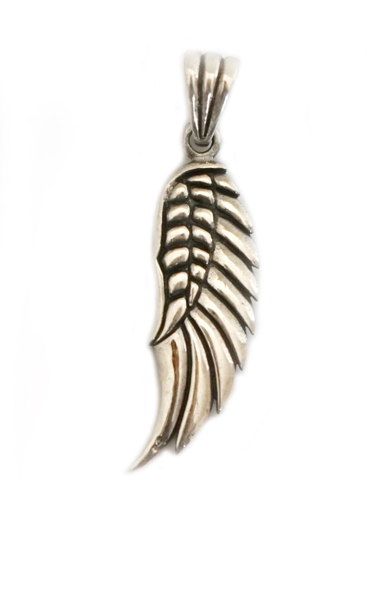 Angel Wing Pendant 925 Sterling Silver – Spiritual Astrology Christ Birth Christening Gift