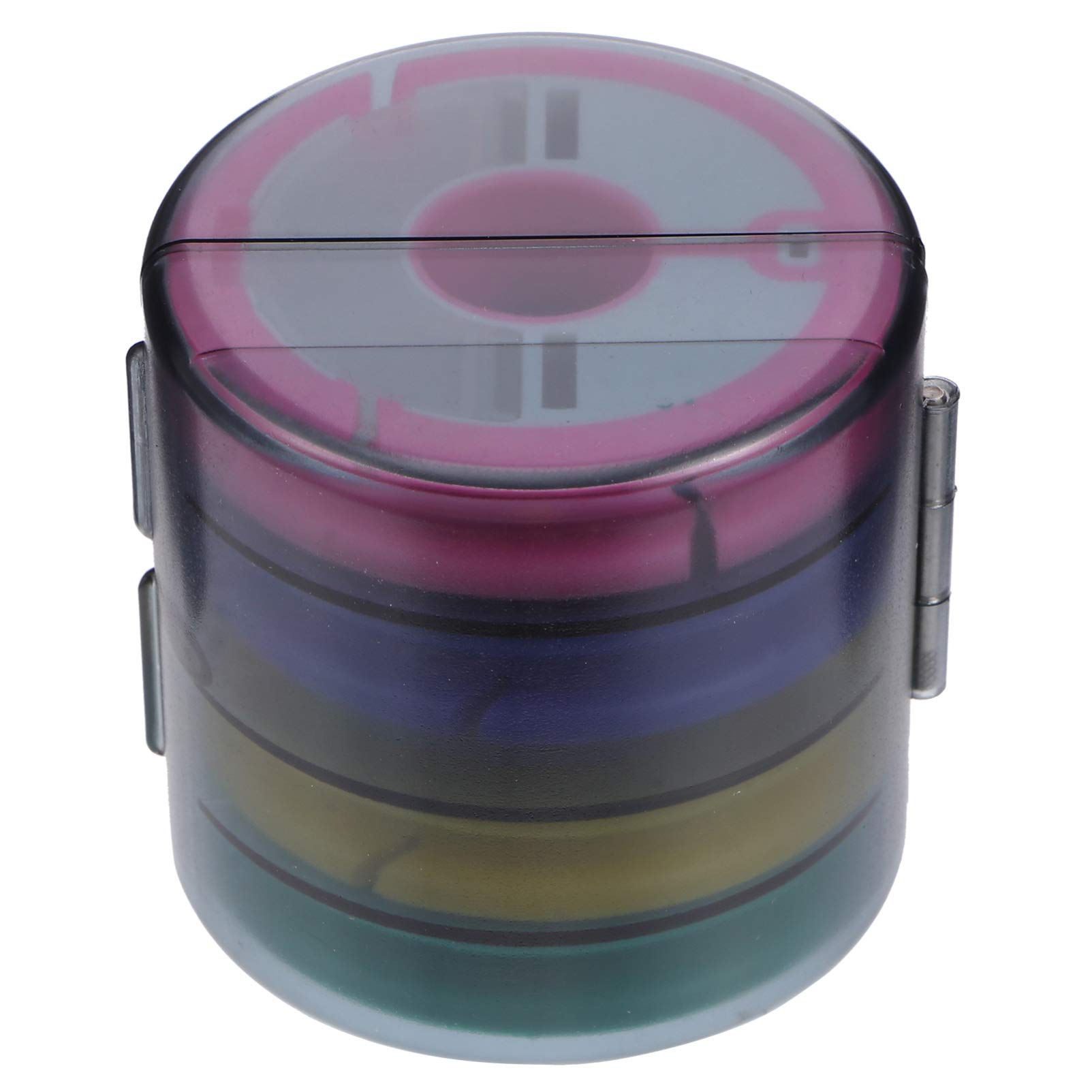 BESPORTBLE Portable Fishing Stocked 1box Line Bobbins Angling Line Organizer Bright Colors