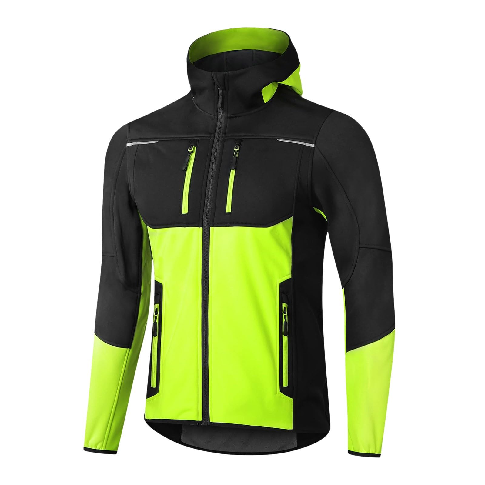 Chaqueta de ciclismo para hombre, impermeable, forro polar, chaqueta de