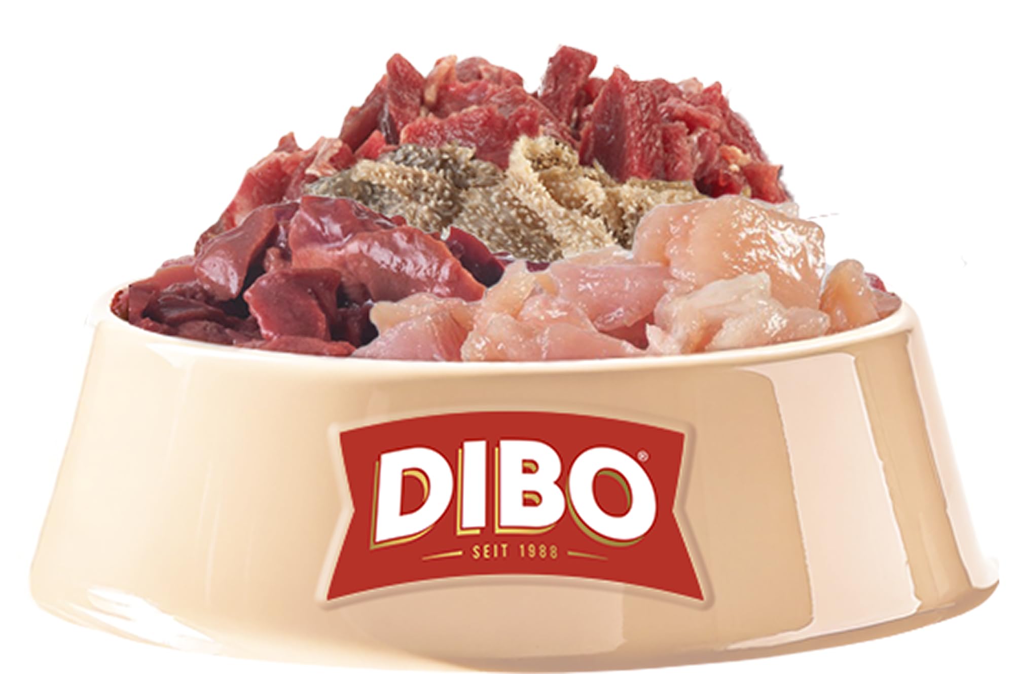 DIBO Ideal-Mix, 10 x 2.000g-Beutel, Tiefkühlfutter, gesunde, natürliche Ernährung für Hunde, Hundefutter, Barf, B.A.R.F.