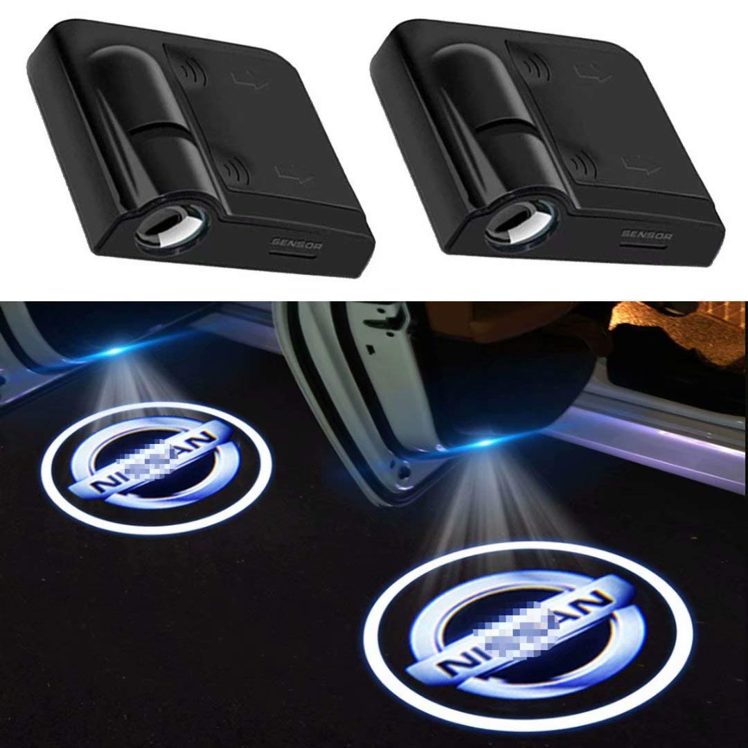 Buy 2Pcs of Car Door Lights Logo Projector, Universal Wireless Car Door