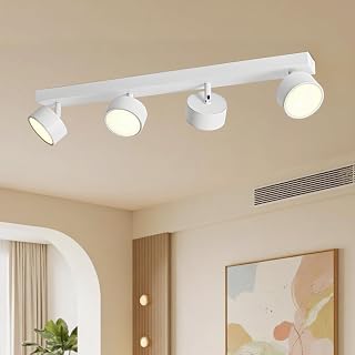 4-flammig LED Deckenstrahler Weiß 28W Schwenkbar Deckenleuchte