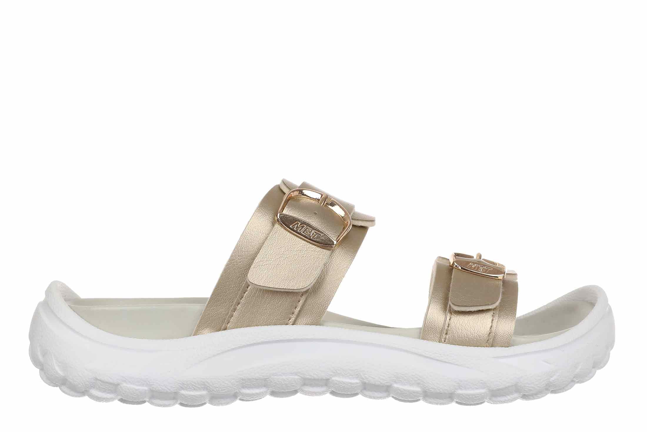 MBT FUJI II Sandalias para Mujer en Piel. Calzado Ligero y Cómodo de Primavera Verano. Calzado Fisiológico de Confort y Estabilidad. Sandalias de Recuperación para Vestir Estilo Moderno